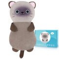 Siamese Cat Microwave Heating Pad for Period Cramps & Pain Relief - style: Siamese Cat