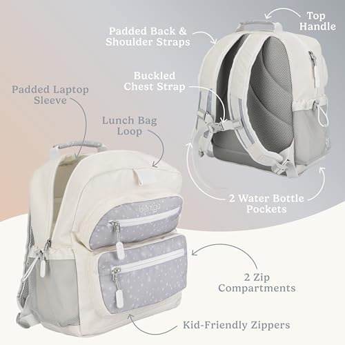 Bentgo Kids Print Durable & Water-Resistant Backpack - color: Starry Sprinkle, size: Kids Medium