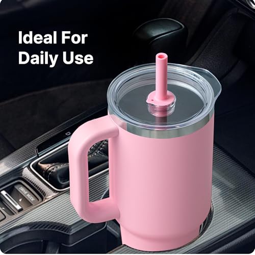 Press-In Tumbler Lid for Hydro Flask 32 40 oz Travel Tumblers - color: Black