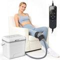 Ice Machine for Knee After Surgery, 10QT Portable Cold Therapy Machine - color: White