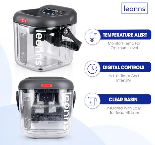 LEONNS Cold Therapy Machine for Shoulder Surgery | Compression Pad & Timer - style: Machine + Shoulder Pad