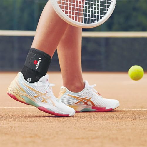 Ankle Brace With Side Stabilizers,Breathable Adjustable Wrap 2 Pack(Large) - size: Large