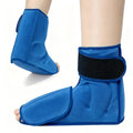Ankle Ice Pack Wrap, Heel Ice Pack Wrap for Plantar Fasciitis Relief - color: Blue, size: Large