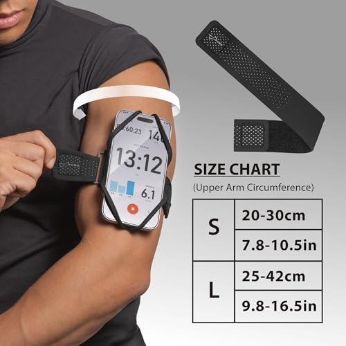 BONE Run Tie 3, Universal Running Phone Armband for 4.7"-7.2" Smartphones