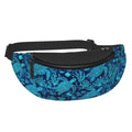 Dujiea Fanny Pack, Sea Turtles Waist Bag With Headphone Hole Belt Bag Adjustable Sling Pocket Fashion Hip Bum Bag For Women Men Kids Outdoors Casual Travelling Hiking Cycling - color: Sea Turtles