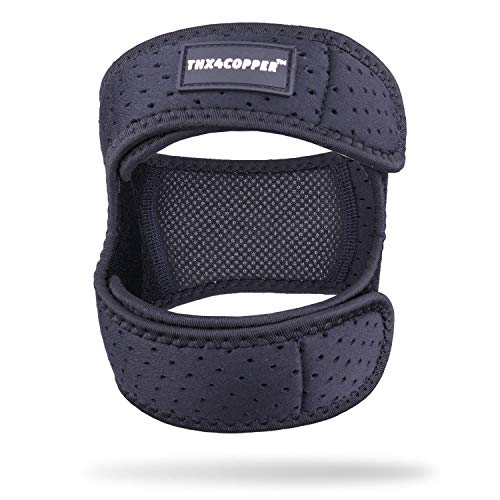 THX4COPPER Compression Dual Patella Knee Brace for Pain Relief,Adjustable Knee Strap Support for Running, Jumper, Gym Exercise, Arthritis, Tendonitis, Injury Recovery, Joint and Muscles. (XX-Large) - size: XX-Large