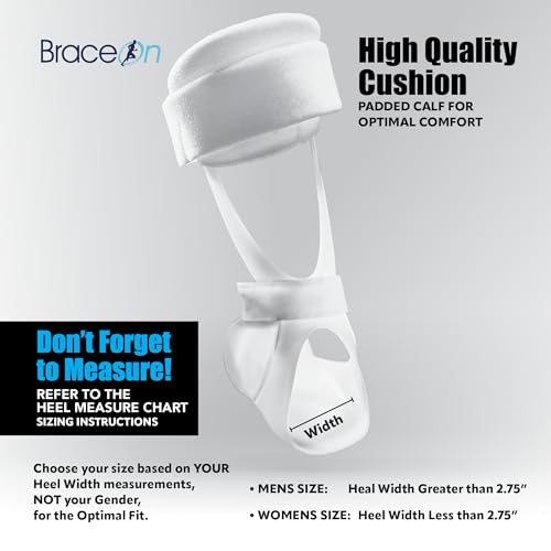 Brace On Swedish Deluxe Polyethylene AFO Brace for Foot Drop, Adult - style: Men Left
