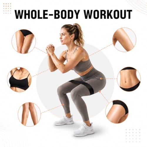 3 Pcs Ring Resistance Bands X-Heavy Heavy Duty Total Body Loop Fitness Exercise Band Strength Training Home Gym Equipment for Working Out Women Men Pilates Yoga Physical Therapy