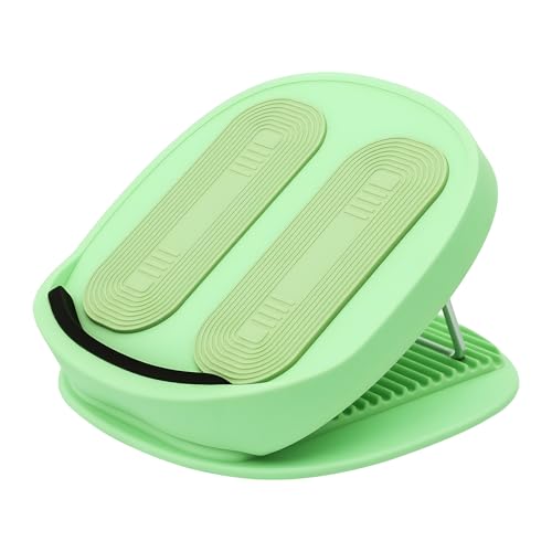 Adjustable Calf Stretcher Slant Board, 15-Level Incline for Ankle Rehab - color: Green