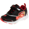 Disney Pixar Cars Boys Black/Red Lighted Sneaker (Toddler/Little Kid) - color: Red/Black, size: 12 Little Kid