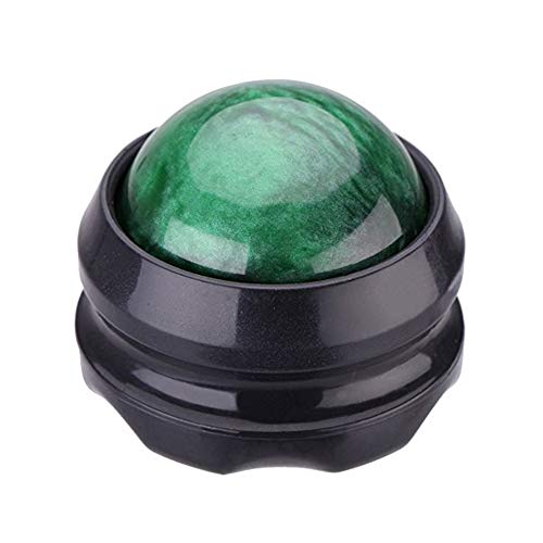 Manual Massage Roller Ball - Massager and Therapy Tool for Sore Muscles, Shoulders, Arms, Neck, Back, Feet, Body, Deep Tissue, Stiffness, Joint Pain, Stress Relief - color: Green
