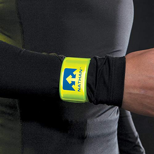 Nathan Reflex Snap Band (2 Pack) - color: Hi-Viz Orange Atomic Blue