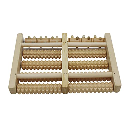 Large Dual Foot Massager Roller. Relaxation, Foot Pain, Plantar Fasciitis & Stress Relief. Includes Full Laminated Chart & Instructions. Latest Upgrade Model.