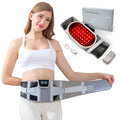 Red-Light-Therapy Belt Infrared-Light Heating Device Wrap for Back Waist 660nm&850nm(No Battery)