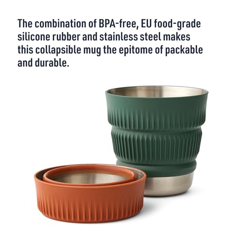 Sea to Summit Detour Collapsible 16-Oz Camp Mug, Beluga Black