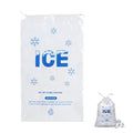 100 PACK 8 lb. Plastic Ice Bags with Cotton Draw String 11 x 19 Inch Heavy-Duty Plastic Ice Storage Bags with Draw String (2mil Thickness) - style: 11x19inch(100pack)Cotton Drawstring