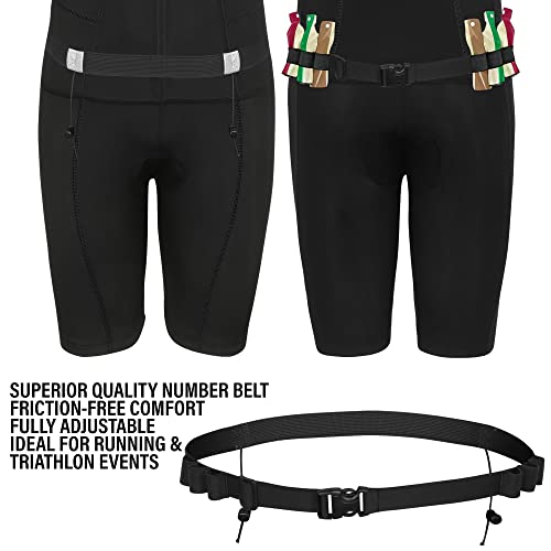 Youth Junior Kids Triathlon Suit Tri Cycling Skin Suit Sleeveless - Bonus Race Bib Belt - color: Black, size: Youth 8