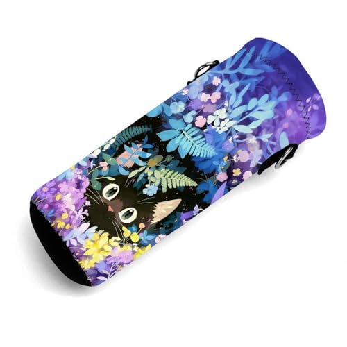 Neoprene Water Bottle Carrier Bag with Adjustable Strap, Insulated Bottle Holder for 24oz Bottles, Lightweight & Washable Bottle Sling for Walking, Hiking, Gym - color: XM-SHT-003