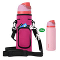 Carrier Bag for Owala FreeSip Insulated Water Bottle 32 oz,Red - color: Rose red, size: 32 Ounces