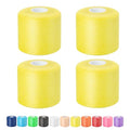 Pre Wrap Athletic Tape 4 Pack, 2.4 Inch x 22 Yards Foam Underwrap, Yellow - color: Yellow