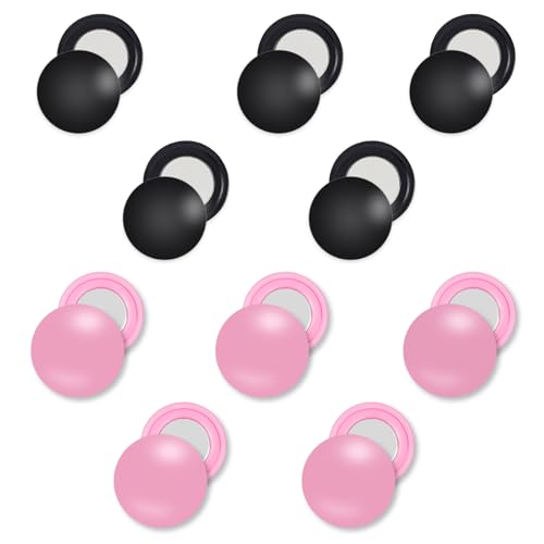 BOXOB 10 Pairs Magnetic Race Bib Clips, Marathon Race Number Buckle Running Bib Magnets Pins Holder for Runners Field Triathlon Cycling Competition (Black & Pink) - color: Black & Pink