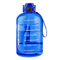 GEMFUL 3L Water Bottle with Straw & Handle BPA-Free Gym Jug (Royal Blue) - color: Royal Blue, size: 3 L