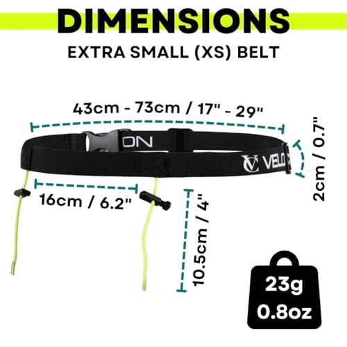 VeloChampion Triathlon Race Number Running Belt, X-Small, 1 Pack - size: X-Small