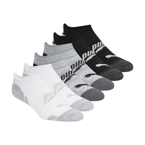 PUMA Women's Low Cut Socks (6-Pack) - color: White/Multi