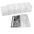 Evelots Cassette Tape Storage Case, Holds 25 Cases, Clear Plastic - size: 1-Pack (Holds 25), style: Cassette Tape Case