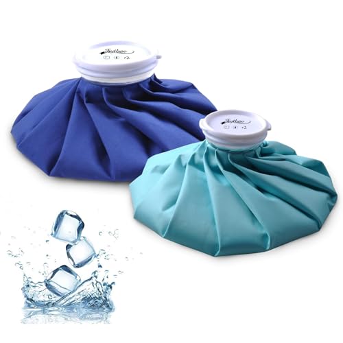 Ice Pack, Ice Bags for Injuries Reusable 2Pcs, 11" Ice Bags Hot Water Bag for Hot & Cold Therapy and Pain Relief, No-Leak Elastic Breathable Ice Bag - style: 11" Mixed