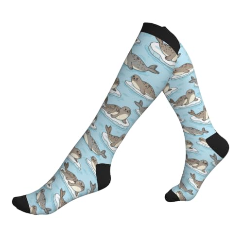 Compression Socks Circulation 15-20 Mmhg Knee High - color: Seals