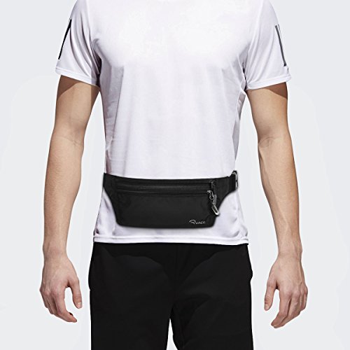 Ryaco Travel Money Belt, Slim RFID‑Blocking Hidden Waist Pouch - color: Black