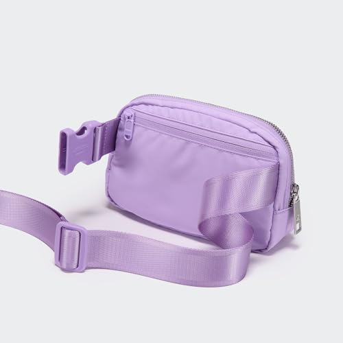 Pander Crossbody Belt Bag for Women and Men, Travel and Everyday Use - color: Lilac Purple