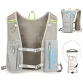 JEELAD Hydration Backpack Lightweight Vest for Hiking Trail Running Gear Cycling Marathon for Women Men - color: B - Grey (7L) - with 1.5L PEVA Water Bladder