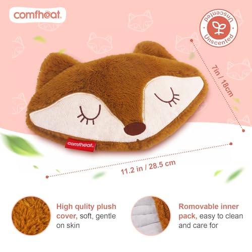 Fox Microwave Heating Pad for Pain Relief, Unscented Heat Pack - style: Fox