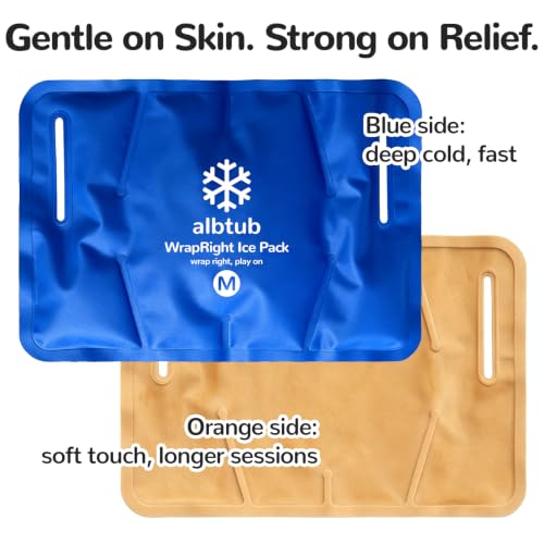 Hands-Free Ice Pack for Injuries Reusable with Bandage for Multiple Joints - size: Hands-free M*2