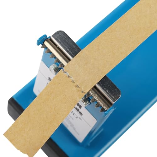 U.S. Solid Desktop Multi-Roll Tape Dispenser - 1.5 Inch Wide, 1 or 3 Inch Core, Iron, Blue