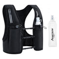Running Vest for Women Men, Lightweight Reflective Hydration Vest with 500ML Soft Flask, Adjustable Running Backpack Run Vest Water Bottle for Runner Marathon - size: Large - X Large