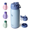 BOTTLE BOTTLE 16 oz Sports Water Bottle with Pills Holder Blue - color: blue
