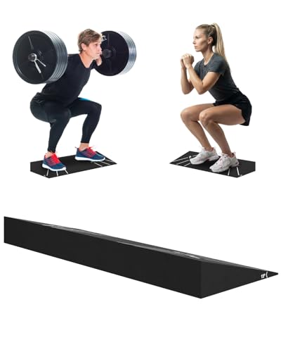 Squat Block Heel Elevated Slant Board for Calf Stretch Ankle Mobility Home