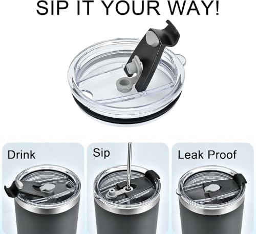 Only Compatible with Hydro Flask coffee lid, 2Pack Replacement Lids for Hydro Flask 12oz/16oz/20oz