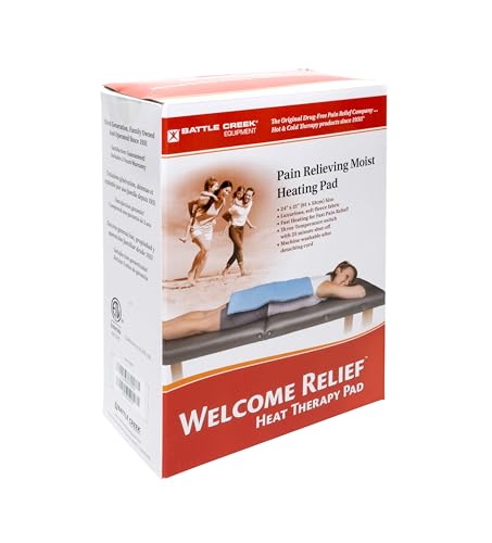 Thermophore Battle Creek Welcome Relief Moist or Dry Heating Pad, 21" X 24", Washable, Fast-Heating - size: 21" x 24"