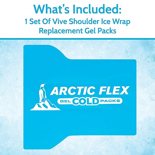 Arctic Flex Gel Replacement Packs - Ice Packs Reusable for Shoulder Ice - size: Shoulder
