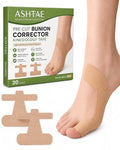 Pre Cut Bunion Corrector Kinesiology Tape Big Toe Support Feet Hallux Valgus Athletic Cushioning Breathable Latex Free Skin Friendly Comfort for Runners Daily Walking Tape(Beige,20PCS)