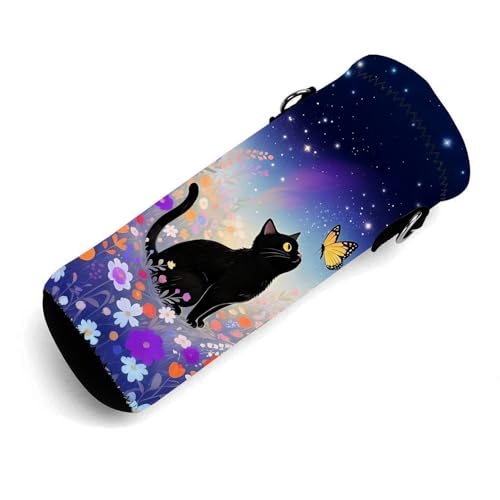 Neoprene Water Bottle Carrier Bag with Adjustable Strap, Insulated Bottle Holder for 24oz Bottles, Lightweight & Washable Bottle Sling for Walking, Hiking, Gym - color: XM-SHT-004