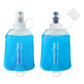 150ml Soft Flask Soft Water Bottle for Running, Hiking, Cycling and Climbing - 2Pcs Blue - color: 150ml, 2 blue