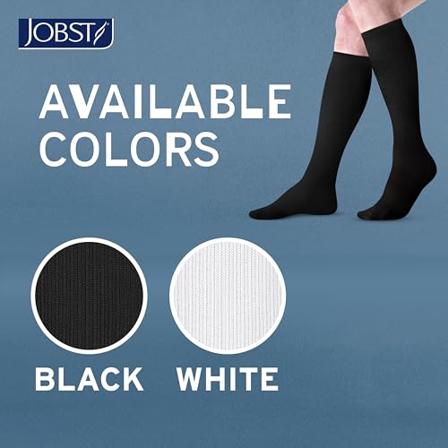 JOBST ACTIVA Athletic 20-30 mmHg Compression Socks Knee High, Closed Toe - color: Black, size: X-Large