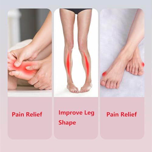 Arch Trainer Foot Massagers Exerciser Foot Arch Trainer for Calf Stretching Glute Toning Improved The Feet Bunion Toe Training Thin Calves Legs White Silicone Exercisers - color: White