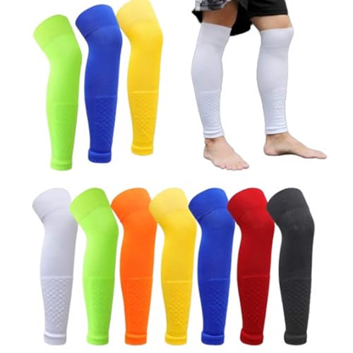 COUVER Unisex Long Leg Compression Sleeves - color: Blue - Overknee, size: Large