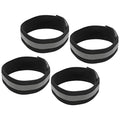 MECCANIXITY Reflective Bands for Arm Wrist Ankle - color: Black